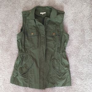 41 Hawthorn Olive Green Sleeveless Vest Women's M